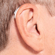 XF Hearing Aid on ear